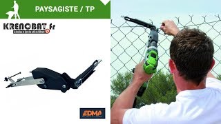 Agrafeuse automatique pour clôture Powergraf®  Edma [upl. by Templia]