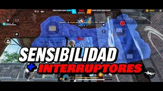 Sensibilidad 📲  Interruptores 🚨 Nueva Configuración HACKER📢 [upl. by Laehctim]