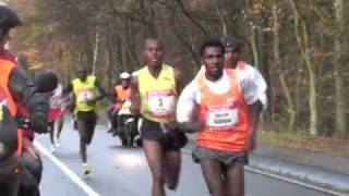 Sileshi Sihine wins 15k in Zevenheuvelenloop Nijmegen interview amp race footage [upl. by Nemrak]