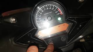 CBR 150r Diagnostic mode  speedometer [upl. by Damarra]