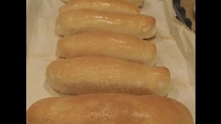 Hoagie Sub PoBoy Rolls by Hand Knead [upl. by Akeihsat]