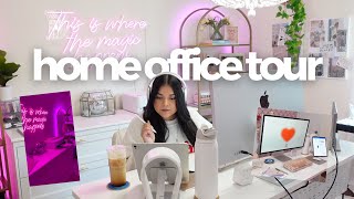 Home Office Tour ✨🫶 [upl. by Rosio]