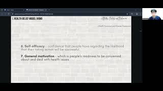 PSYCH 119 Health Belief Model Theory of Reasoned Action and Planned Behavior [upl. by Thorne]