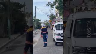 Violencia en Los Platanitos Empleados de EDEEste Atacados a Pedradas durante Reparaciones [upl. by Launame]