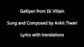 Teri galliyan lyrics full song [upl. by Aikahs]