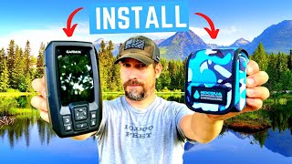 Fishing Kayak Nocqua Battery Install  Power Your Fish Finder [upl. by Teador]