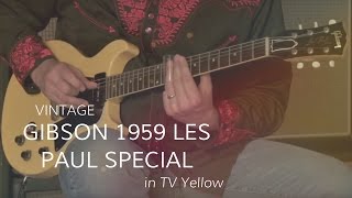 Vintage Gibson 1959 Les Paul Special TV Yellow • Wildwood Guitars amp The Mike Slubowski Treasures [upl. by Zedekiah]