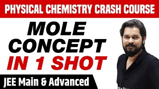 Mole Concept in 1 Shot  Every Concepts Tricks amp PYQs Covered  JEE Main amp Advanced [upl. by Ahsaei]