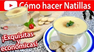 CÓMO HACER NATILLAS  Vicky Receta Facil [upl. by Ennayelhsa]