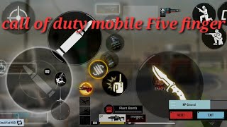 call of duty mobile five finger HUD ampsettings for beginners gaming codm callofduty [upl. by Alesandrini]