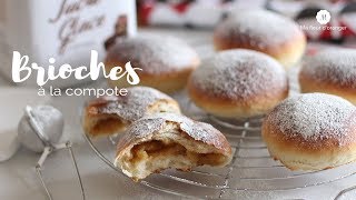 Brioches à la compote de pommes ou beignets sans friture [upl. by Merc]