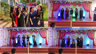 FRESHERS 2023 Performance by BSCN 3rd year  Pardesiya Chaka chaka freshers college dance [upl. by Ahsilef]