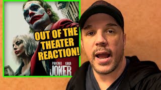 Joker Folie a Deux Out Of The Theater Reaction [upl. by Otit]