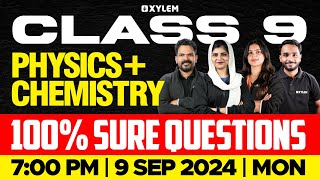 Class 9  Physics  Chemistry  Onam Exam  100 Sure Questions  Xylem Class 9 [upl. by Landsman]