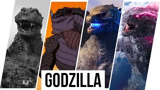 Godzilla Evolution in Movies amp TV Shows amp Cartoons  Facts 19542024 [upl. by Aiekam]