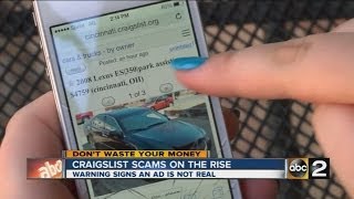 Craigslist scams on the rise [upl. by Airoled]