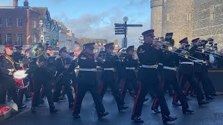 British army band Colchester in Windsor Full March up [upl. by Savage254]