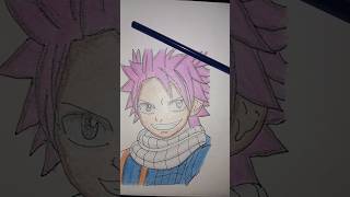 Natsu quotSalamanderquot Dragneel drawing anime drawingforkidsandadults [upl. by Nahsab]