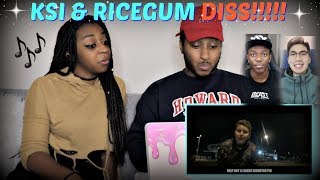 Behzinga  Drama KSI amp Ricegum Diss Track REACTION [upl. by Leoy]