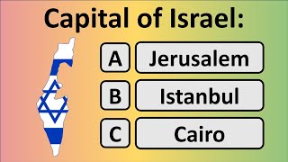 Test Your Knowledge Medium Asian Capitals [upl. by Enaywd201]