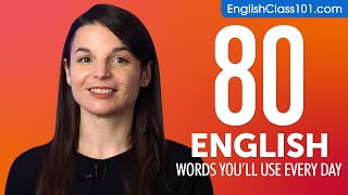 80 English Words Youll Use Every Day  Basic Vocabulary 48 [upl. by Goldfinch]