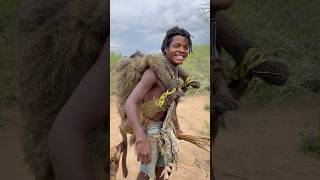 Delightful bushman after successfully day [upl. by Aihtak]