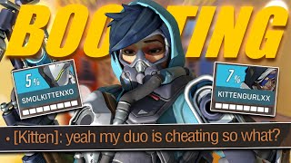 I faced a CHEATER boosting EGIRLS then spectated him after  Overwatch [upl. by Notsag855]