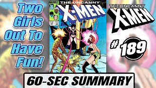 Uncanny XMen  189  SUMMARY  Phoenix Magma Selene Storm Hellfire Club and MORE [upl. by Ocirederf]