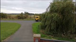 ERF E14 Cummins N14 320 full Jake Brake approach [upl. by Undry]