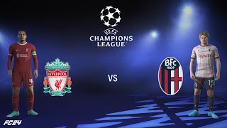 Liverpool vs Bologna  UEFA Champions League 2425  Full Match [upl. by Denna]