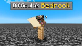 Cest possible de Finir Minecraft dans un Monde de BEDROCK [upl. by Odlawso]