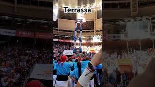 concurso Castells de Tarragona 2024 castellers de Terrassa [upl. by Wagstaff]