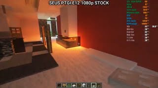 Minecraft Shaders Seus Ptgi E12 Ryzen 5 2600  Gtx 1660 Super [upl. by Yssenhguahs850]