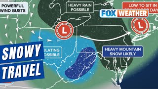 Travel Trouble Looms Across Northern US as Multiple States Threatened By Snow Rain [upl. by Blanca]