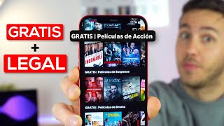 10 Apps y Webs para ver PELÍCULAS y SERIES gratis 100 LEGAL [upl. by Whitby]