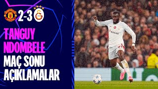 📺 Tanguy Ndombelenin maç sonu açıklamaları  MUNvGS UCL [upl. by Udele]