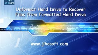 unformat hard drive recover files after formatting hard drive or parition [upl. by Ardnosal]