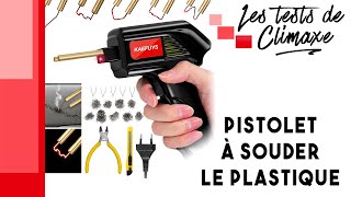 Test dun pistolet à souder le plastique Kaefuys 70W [upl. by Akinnej67]