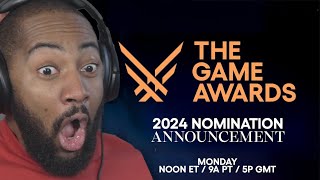 THE GAME AWARDS 2024 Nominee Announcement Reaction [upl. by Ttergram]