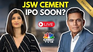 LIVE  Expect JSW Cement IPO By Early 2025 Sajjan Jindal  Exclusive  IPO Listing  N18L [upl. by Yesnikcm]