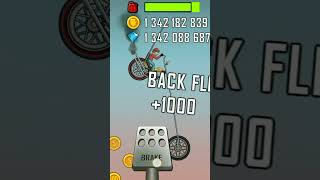 🤪Hill Climb ride back flip 😜 shorts shortsviral rider gaming [upl. by Luben]