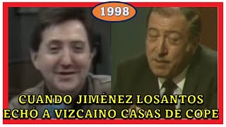 Cuando Jiménez Losantos echó a Vizcaíno Casas de la COPE  1998 [upl. by Atiuqrehs]