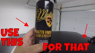 How to Clean and Protect Matte Decals Paint  Wraps [upl. by Levenson841]