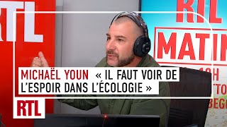 Michaël Youn  quotIl faut voir de lespoir dans lécologiequot [upl. by Cyrilla298]