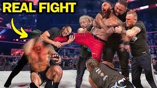 WWE Matches That Turned Into Real Fights [upl. by Aiel]