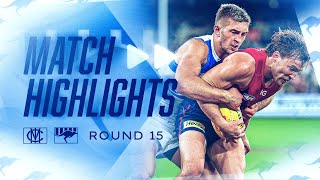 AFL R15 match highlights Melbourne v North Melbourne [upl. by Aridatha]