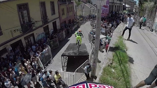 Follow the Leader Urban Downhill MTB Edition  Red Bull Valparaíso [upl. by Alaekim759]