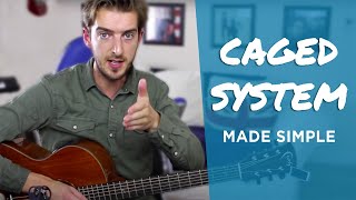 CAGED SYSTEM FOR GUITAR  A Simple Explanation [upl. by Lacram]