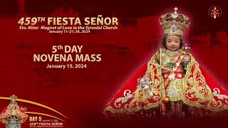 459th Fiesta Señor  530PM Novena Mass  January 15 2024 OSANiño [upl. by Sairahcaz798]