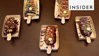 Ice Cream Bar Can Be Customized 200000 Different Ways [upl. by Ardnasirhc]